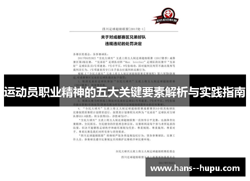 运动员职业精神的五大关键要素解析与实践指南